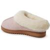 Dearfoams womens Chloe Soft Knit Clog(Pale Mauve)