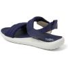 Dearfoams womens Comfortable Strap Sandal – Thea Easy on Off Cushioned Lightweight Walking Shoe Sandal(Navy)