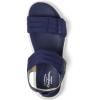 Dearfoams womens Comfortable Strap Sandal – Thea Easy on Off Cushioned Lightweight Walking Shoe Sandal(Navy)