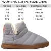 Dearfoams womens Dara Nylon Sport Lounge Bootie Slipper(Medium Grey)