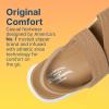 Dearfoams womens Dearfoams Emilia Women’s Sandal Slip on Comfortable Cushioned Gore Lightweight Sandal(Khaki)
