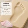 Dearfoams womens Dearfoams Women’s Memory Foam House Shoes Gifts for Her Paris Scuff Slipper(Pale Mauve)