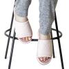 Dearfoams womens Demi Rib Knit Slide(Pale Mauve)