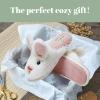 Dearfoams womens Furry Heart Valentine’s Day(Bunny)