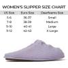 Dearfoams womens Gifts for Mom Fluffy Cute Scuff(Purple)