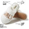 Dearfoams womens Girls Night Cheers Celebration Scuff(Girl’s Night)