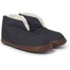 Dearfoams womens Heritage Warm Up Bootie(Black)