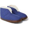 Dearfoams womens Heritage Warm Up Bootie(Peacoat Nylon)