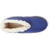 Dearfoams womens Heritage Warm Up Bootie(Peacoat Nylon)