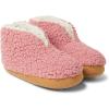 Dearfoams womens Heritage Warm Up Bootie(Rosewood Teddy)