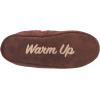 Dearfoams womens Heritage Warm Up Bootie(Sangria)