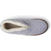 Dearfoams womens Heritage Warm Up Bootie(Sleet)