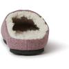 Dearfoams womens Microwool Molded Footbed ClogSlipper(Aubergine)