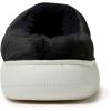 Dearfoams womens Quilted Cloud Puff Lightweight Cozy Shea Clog With Platform Cushioned Outsole(Black)