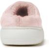 Dearfoams womens Quilted Cloud Puff Lightweight Cozy Shea Clog With Platform Cushioned Outsole(Powder Pink)
