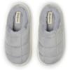 Dearfoams womens Quilted Cloud Puff Lightweight Cozy Shea Clog With Platform Cushioned Outsole(Sleet)