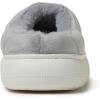 Dearfoams womens Quilted Cloud Puff Lightweight Cozy Shea Clog With Platform Cushioned Outsole(Sleet)