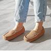 Fireside By Dearfoams Women’s Mel Shearling Moccasin(Black/Cream)