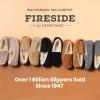 Fireside By Dearfoams Women’s Mel Shearling Moccasin(Black/Cream)