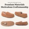 Fireside By Dearfoams Women’s Mel Shearling Moccasin(Driftwood)