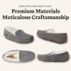 Fireside By Dearfoams Women’s Mel Shearling Moccasin(Grey)