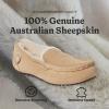 Fireside By Dearfoams Women’s Mel Shearling Moccasin(Sand)