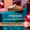 Fireside by Dearfoams Women’s Greta Genuine Shearling Clog Slippers, 100% Natural Suede Clogs for Outdoor & Indoor(Chestnut Taping)