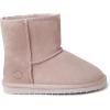 Fireside by Dearfoams Women’s Rosebery Shearling Lined Indoor/Outdoor Boot Mid Calf(Dusty Pink)