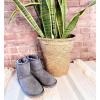 Fireside by Dearfoams Women’s Rosebery Shearling Lined Indoor/Outdoor Boot Mid Calf(Grey)