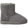 Fireside by Dearfoams Women’s Rosebery Shearling Lined Indoor/Outdoor Boot Mid Calf(Grey)
