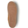 Fireside by Dearfoams mens Bathurst Men’s Slipper Genuine Shearling Micro Bootie Indoor Outdoor House Shoe(Chestnut)