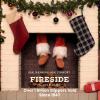 Fireside by Dearfoams mens Forster Genuine Shearling Moc With Stitching(Coffee)