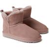 Fireside by Dearfoams unisex-child Bunbury Genuine Genuine Shearling Indoor/Outdoor Folddown Boot(Dusty Pink)
