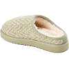 Fireside by Dearfoams womens Greta Knit and Shearling Clog(Seagrass)