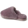 Fireside by Dearfoams womens Shelly Beach All Over Genuine Shearling Easy on/Off Scuff(Frosted Plum)