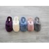 Fireside by Dearfoams womens Shelly Beach All Over Genuine Shearling Easy on/Off Scuff(Grey)
