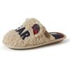 Dearfoams Matching Family Toddler Lil Bear and Baby Bear Retired Colors Slipper(Lil Bear Cream)