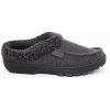 Dearfoams Memory Foam Mens Slippers(Black)