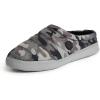 Dearfoams Men’s Andre Sport Lounge Clog(Black Nylon)
