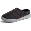 Dearfoams Men’s Andre Sport Lounge Clog(Black Solid Nylon)
