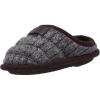 Dearfoams Unisex-Baby Df Kids Toddlers Quilted Knit Clog Slipper(Navy Heather)