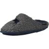 Dearfoams Unisex-Child Kids Toddlers Embroidered Animal Character Clog Slipper(Grey Moose)