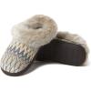 Dearfoams Women’s Claire Textured Knit Clog Slipper(Grey Multi)