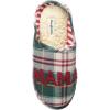 Dearfoams Women’s Mama Elf Clog Slipper(Green Plaid)