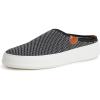 Dearfoams Womens Original Comfort Annie Clog Sneaker(Black)