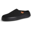 Dearfoams Womens Original Comfort Annie Clog Sneaker(Black/Black)