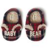 Dearfoams unisex-baby Gifts for Kids Matching Christmas Holiday Lil Bear and Baby Bear(Baby Bear Peacoat)