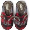 Dearfoams unisex-child Gifts for Kids Matching Christmas Holiday Lil Bear and Baby Bear(Lil Bear Furry Plaid)