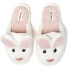 Dearfoams womens Furry Heart Valentine’s Day(Bunny)