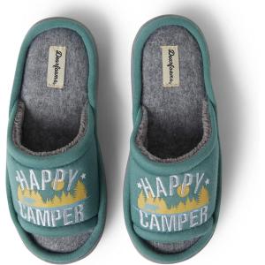 Dearfoams Matching Family Indoor/Outdoor Summer Camping Slide Slipper(Green)
